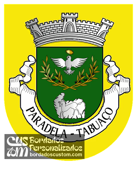 Emblema Bordado Antiga Freguesia de Paradela (Tabuaço, Viseu)