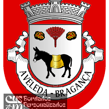 Emblema Bordado Antiga Freguesia de Aveleda (Bragança, Bragança) 1