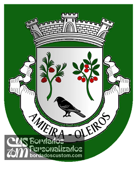 Emblema Bordado Antiga Freguesia de Amieira (Oleiros, Castelo Branco)