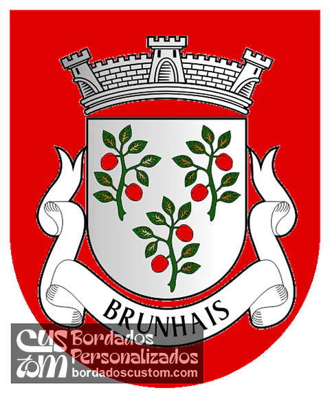 Emblema Bordado Antiga Freguesia de Brunhais (Póvoa de Lanhoso, Braga)