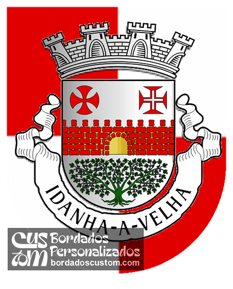 Emblema Bordado Antiga Freguesia de Idanha-a-Velha (Idanha-a-Nova, Castelo Branco)
