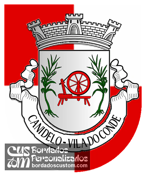 Emblema Bordado Antiga Freguesia de Canidelo (Vila do Conde, Porto)