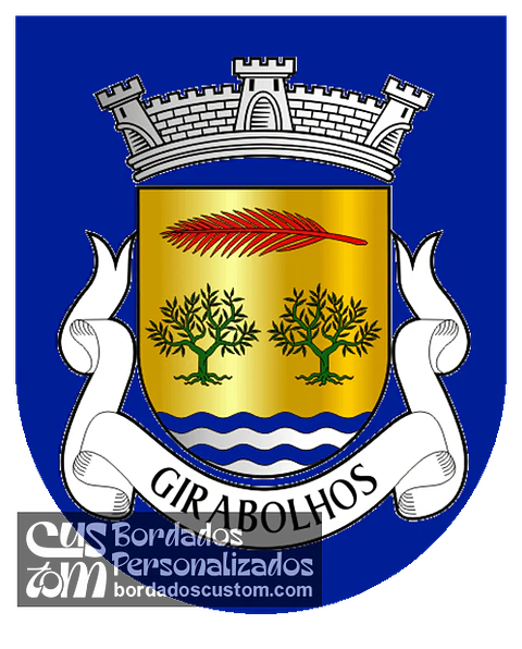 Emblema Bordado Freguesia de Girabolhos (Seia, Guarda)