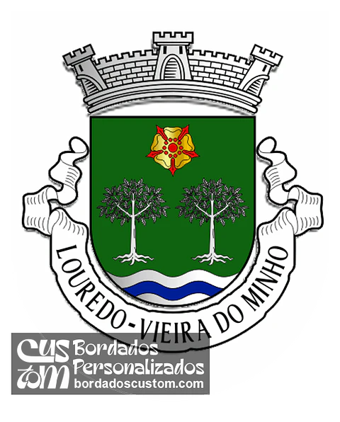 Emblema Bordado Freguesia de Louredo (Vieira do Minho, Braga)