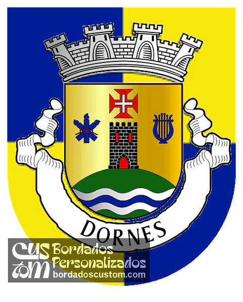Emblema Bordado Antiga Freguesia de Dornes (Ferreira do Zêzere, Santarém)