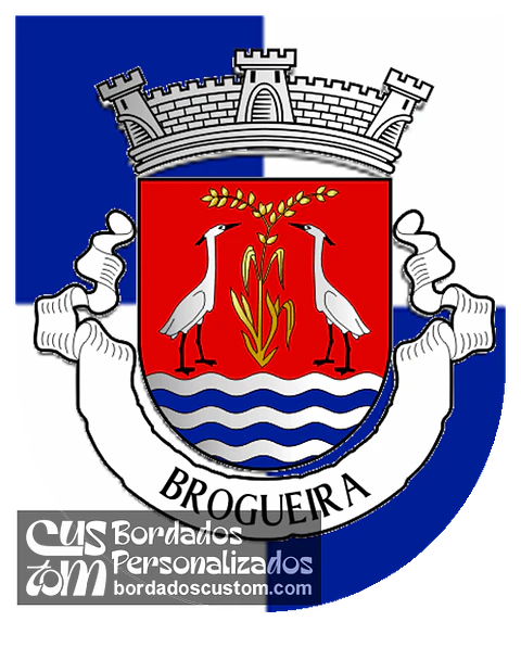 Emblema Bordado Antiga Freguesia de Brogueira (Torres Novas, Santarém)
