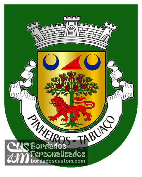 Emblema Bordado Antiga Freguesia de Pinheiros (Tabuaço, Viseu)