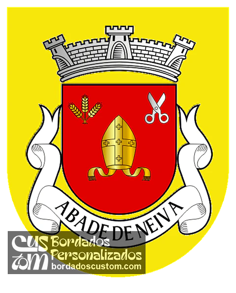 Emblema Bordado Freguesia de Abade de Neiva (Barcelos, Braga)