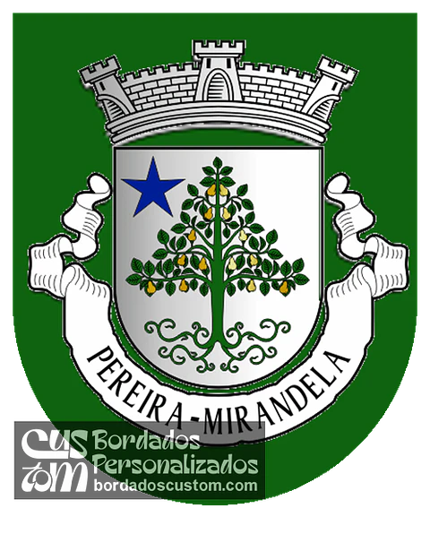 Emblema Bordado Antiga Freguesia de Pereira (Mirandela, Bragança)