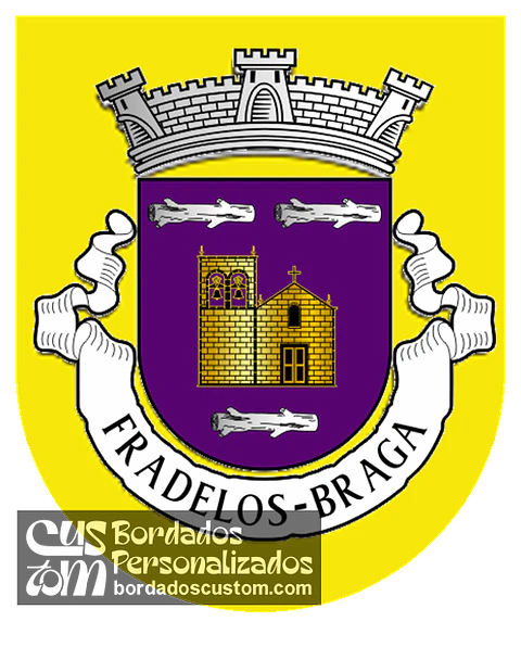 Emblema Bordado Antiga Freguesia de Fradelos (Braga, Braga)