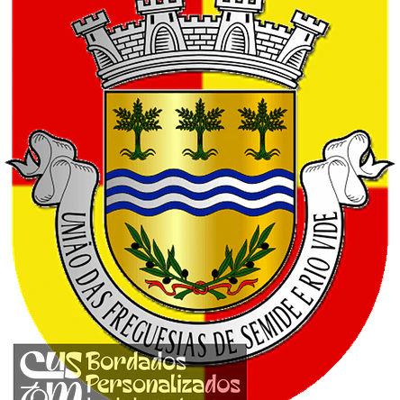 Emblema Bordado Freguesia de Semide e Rio Vide (Miranda do Corvo, Coimbra) 1