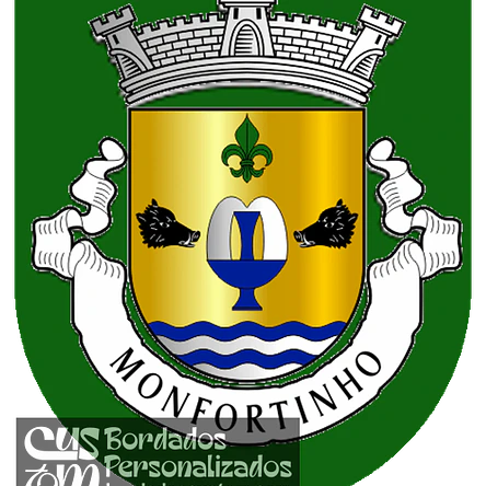 Emblema Bordado Antiga Freguesia de Monfortinho (Idanha-a-Nova, Castelo Branco) 1