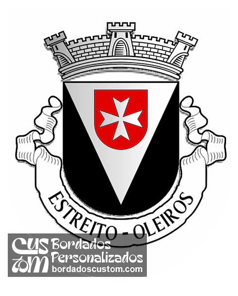 Emblema Bordado Antiga Freguesia de Estreito (Oleiros, Castelo Branco)