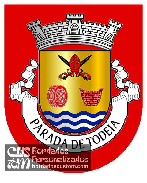 Emblema Bordado Freguesia de Parada de Todeia (Paredes, Porto)