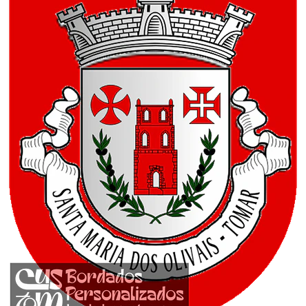 Emblema Bordado Antiga Freguesia de Santa Maria dos Olivais (Tomar, Santarém) 1