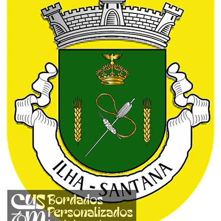 Emblema Bordado Freguesia de Ilha (Santana, Madeira) 1
