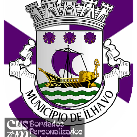Emblema Bordado Município de Ílhavo (Aveiro) 1