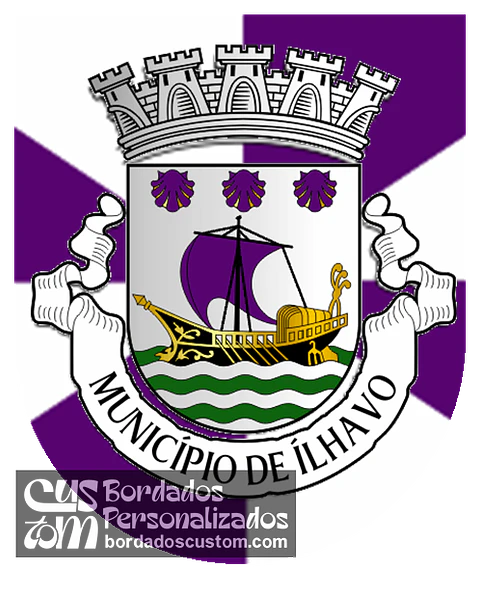 Emblema Bordado Município de Ílhavo (Aveiro)