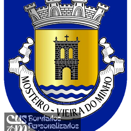 Emblema Bordado Freguesia de Mosteiro (Vieira do Minho, Braga) 1