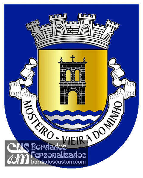 Emblema Bordado Freguesia de Mosteiro (Vieira do Minho, Braga)