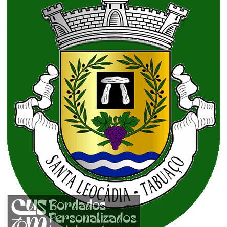 Emblema Bordado Antiga Freguesia de Santa Leocádia (Tabuaço, Viseu) 1