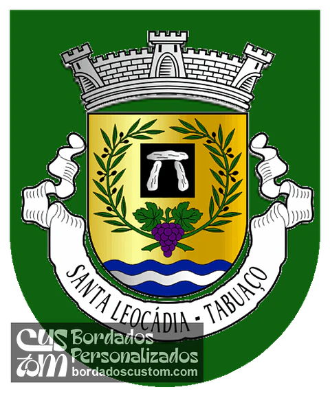 Emblema Bordado Antiga Freguesia de Santa Leocádia (Tabuaço, Viseu)
