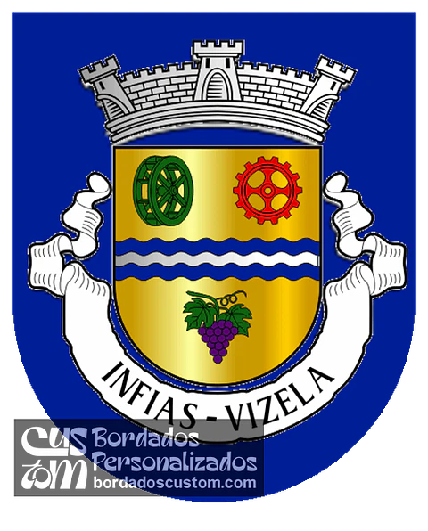 Emblema Bordado Freguesia de Infias (Vizela, Braga)