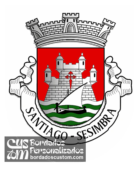 Emblema Bordado Freguesia de Sesimbra (Santiago) (Sesimbra, Setúbal)
