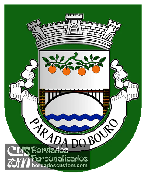 Emblema Bordado Freguesia de Parada do Bouro (Vieira do Minho, Braga)