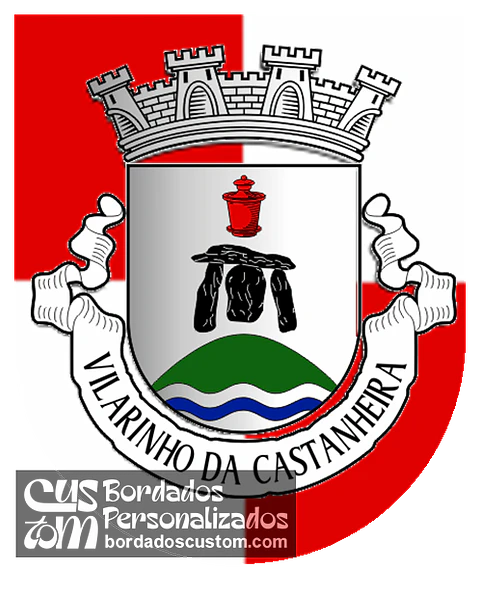Emblema Bordado Freguesia de Vilarinho da Castanheira (Carrazeda de Ansiães, Bragança)