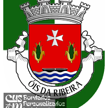 Emblema Bordado Antiga Freguesia de Óis da Ribeira (Águeda, Aveiro) 1