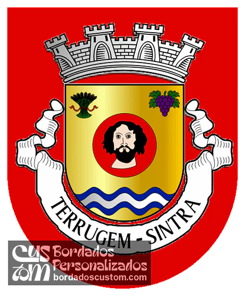 Emblema Bordado Antiga Freguesia de Terrugem (Sintra, Lisboa)