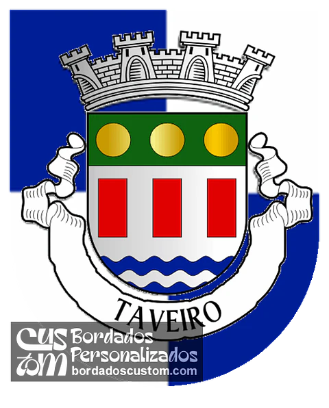 Emblema Bordado Antiga Freguesia de Taveiro (Coimbra, Coimbra)
