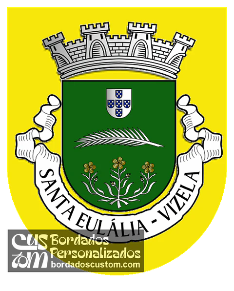 Emblema Bordado Freguesia de Santa Eulália (Vizela, Braga)