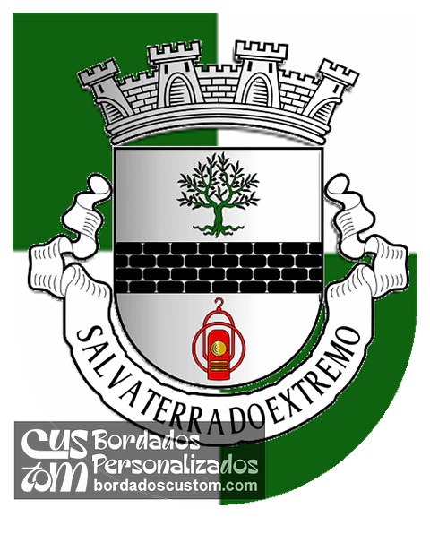 Emblema Bordado Antiga Freguesia de Salvaterra do Extremo (Idanha-a-Nova, Castelo Branco)