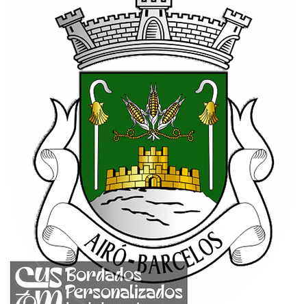 Emblema Bordado Freguesia de Airó (Barcelos, Braga) 1