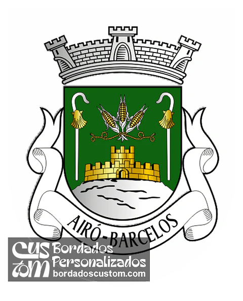 Emblema Bordado Freguesia de Airó (Barcelos, Braga)