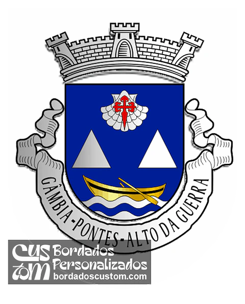 Emblema Bordado Freguesia de Gâmbia-Pontes-Alto da Guerra (Setúbal, Setúbal)
