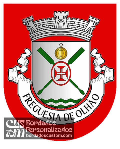 Emblema Bordado Freguesia de Olhão (Olhão, Faro)