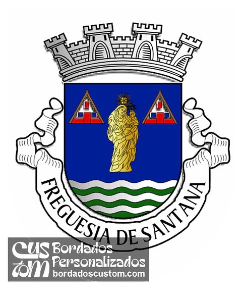 Emblema Bordado Freguesia de Santana (Santana, Madeira)