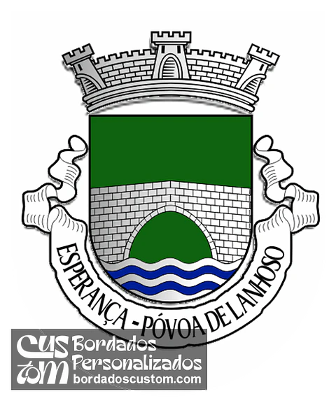 Emblema Bordado Antiga Freguesia de Esperança (Póvoa de Lanhoso, Braga)
