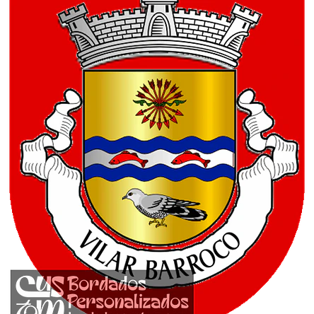 Emblema Bordado Antiga Freguesia de Vilar Barroco (Oleiros, Castelo Branco) 1