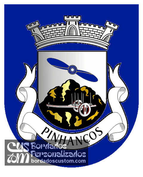Emblema Bordado Freguesia de Pinhanços (Seia, Guarda)
