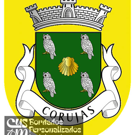 Emblema Bordado Freguesia de Corujas (Macedo de Cavaleiros, Bragança) 1