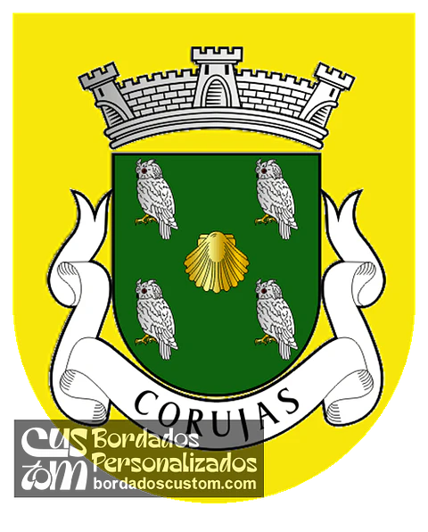 Emblema Bordado Freguesia de Corujas (Macedo de Cavaleiros, Bragança)