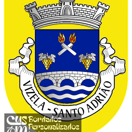 Emblema Bordado Freguesia de Vizela (Santo Adrião) (Vizela, Braga) 1