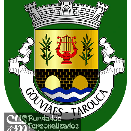 Emblema Bordado Antiga Freguesia de Gouviães (Tarouca, Viseu) 1