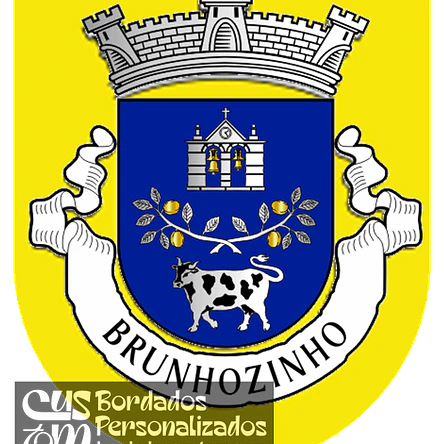 Emblema Bordado Antiga Freguesia de Brunhozinho (Mogadouro, Bragança) 1