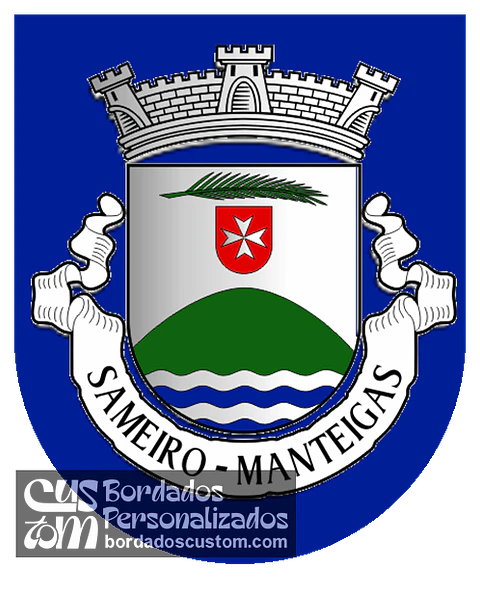 Emblema Bordado Freguesia de Sameiro (Manteigas, Guarda)