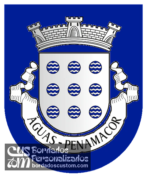 Emblema Bordado Antiga Freguesia de Águas (Penamacor, Castelo Branco)